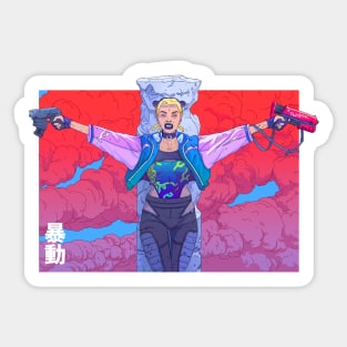 Riot Sticker